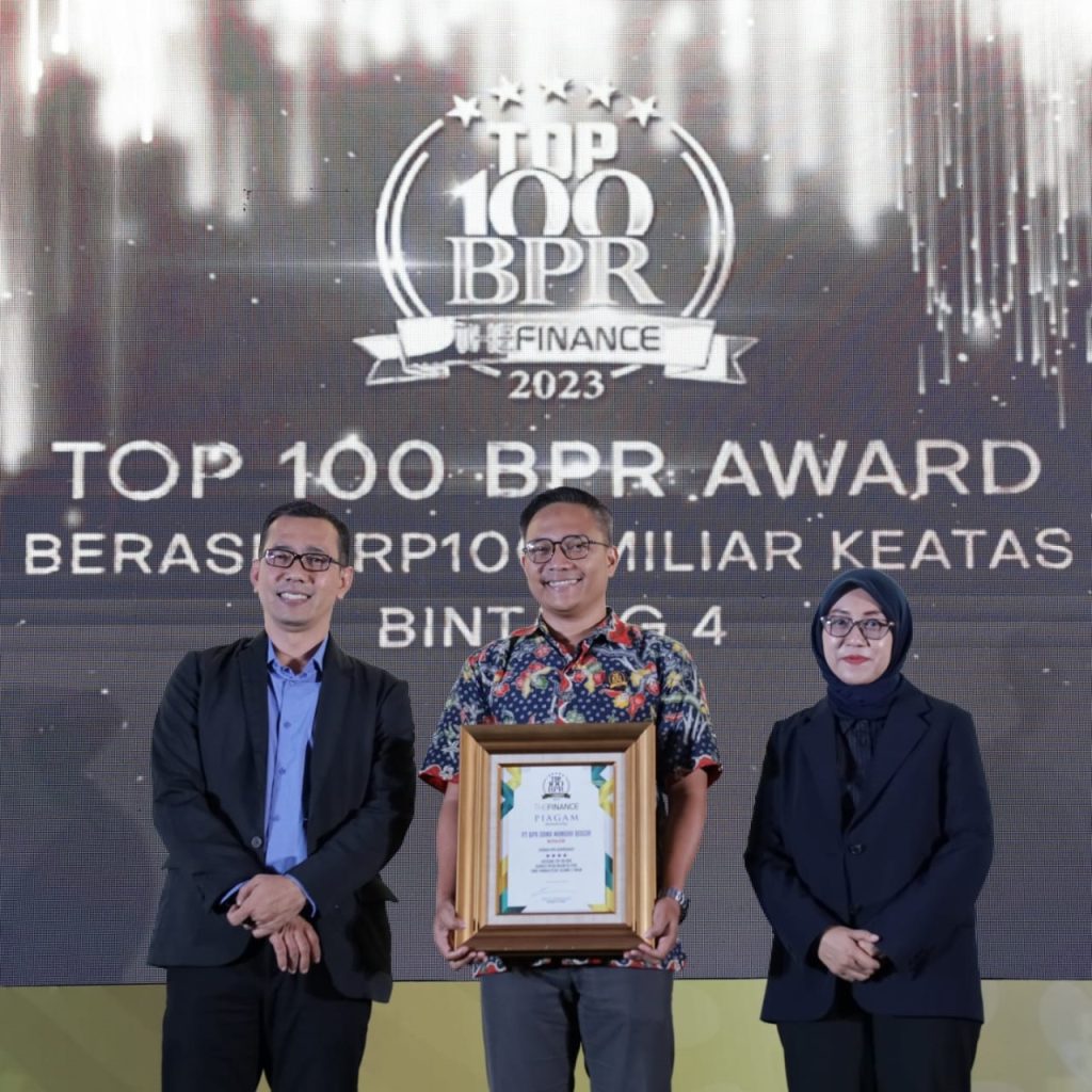BPR Dana Mandiri Bogor Meraih Penghargaan Top 100 BPR The Finance 2023